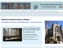 Tablet Screenshot of 2ndchurch.org